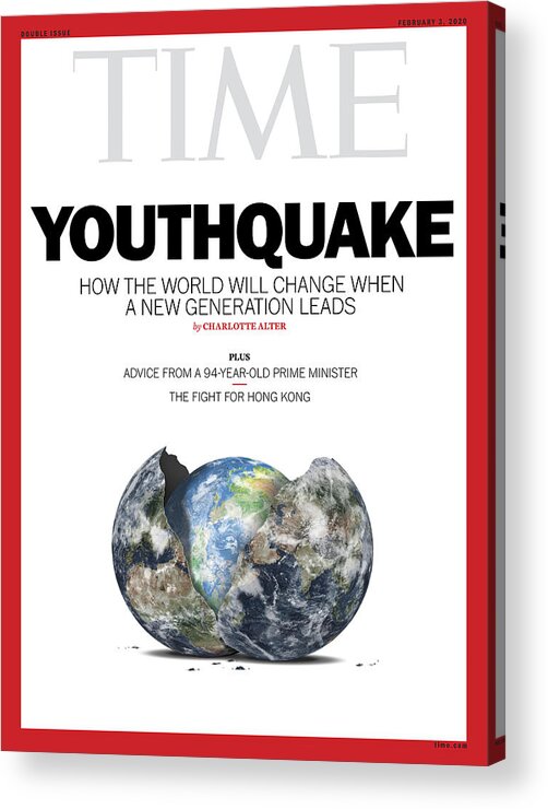 Youthquake Acrylic Print featuring the photograph Youthquake by Photo-Illustration by Edmon de Haro for TIME