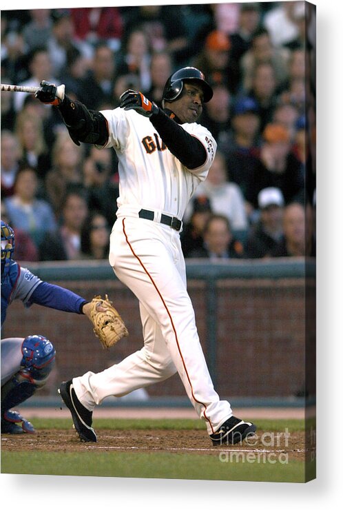 California Acrylic Print featuring the photograph Barry Bonds by Kirby Lee