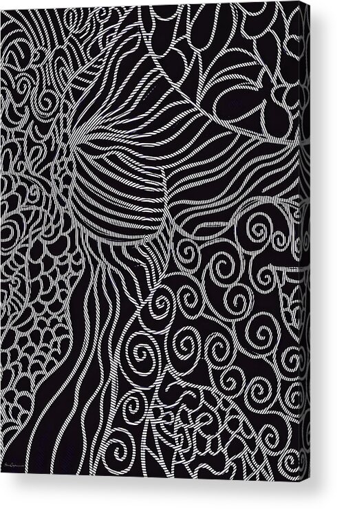 Energy Acrylic Print featuring the drawing Energy by BTru Expressions