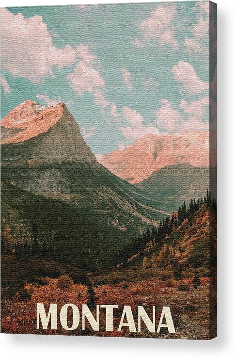 Landscape Acrylic Print featuring the photograph Glacier National Park, MT #1 by Long Shot