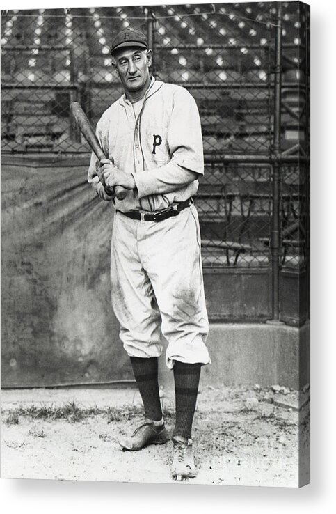 Season Acrylic Print featuring the photograph Honus Wagner by National Baseball Hall Of Fame Library