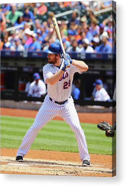People Acrylic Print featuring the photograph Lucas Duda by Al Bello