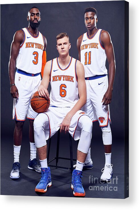 Media Day Acrylic Print featuring the photograph Tim Hardaway by Jennifer Pottheiser