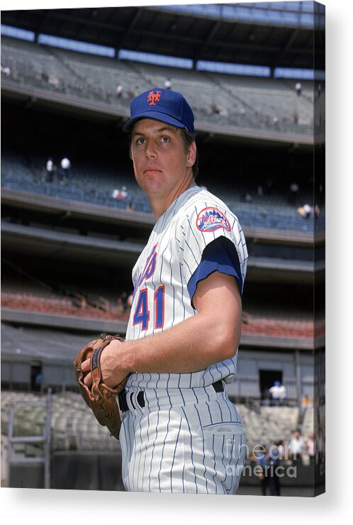 Tom Seaver Acrylic Print featuring the photograph Tom York by Louis Requena