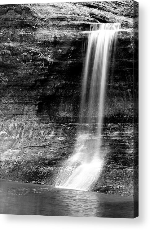 Waterfall Acrylic Print featuring the photograph Cascade Falls #2 by Larry Bohlin