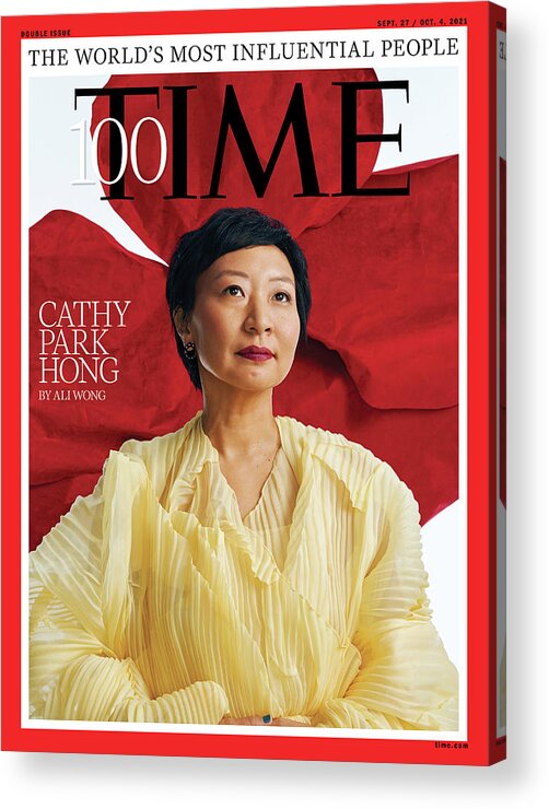 2021 Time 100 - The World's Most Influential People Acrylic Print featuring the photograph 2021 TIME100 - Cathy Park Hong by Photograph by Michelle Watt for TIME