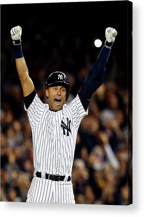 Ninth Inning Acrylic Print featuring the photograph Derek Jeter #6 by Elsa