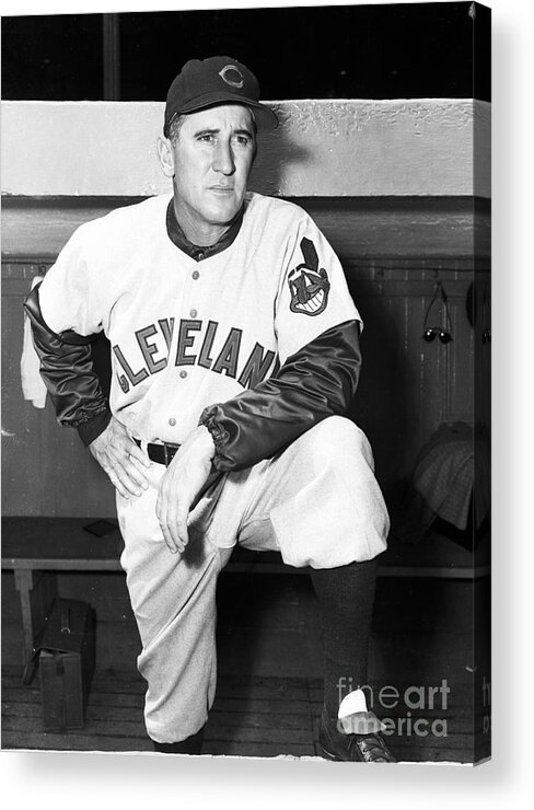 American League Baseball Acrylic Print featuring the photograph Al Lopez by Kidwiler Collection