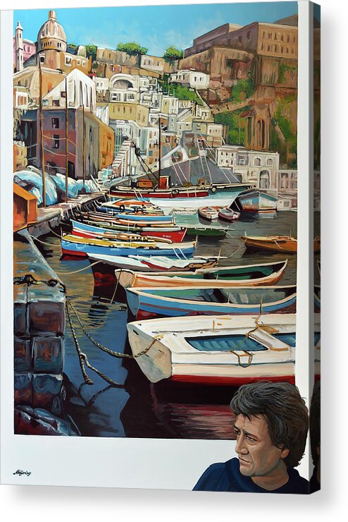 Italy Acrylic Print featuring the painting Andrea Patrisi Painting by Paul Meijering