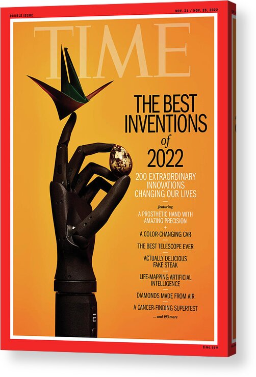 Best Inventions Acrylic Print featuring the photograph Best Inventions 2022 by Photograph by Sergiy Barchuk for TIME