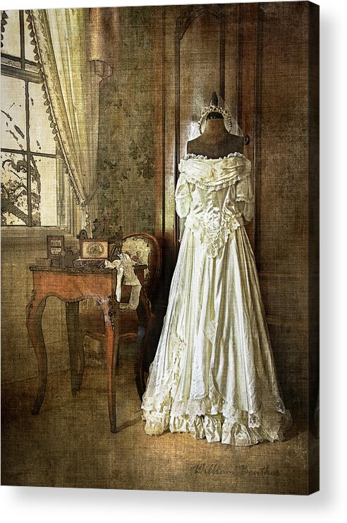 Bridal Acrylic Print featuring the photograph Bridal Trousseau by William Beuther