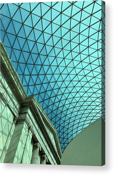 British Acrylic Print featuring the photograph British Museum by Terry M Olson