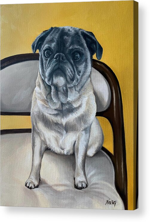 Bugsy Acrylic Print featuring the painting Bugsy by Jindra Noewi