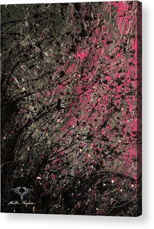 Abstract Acrylic Print featuring the painting Catch Tango by Heather Meglasson Impact Artist