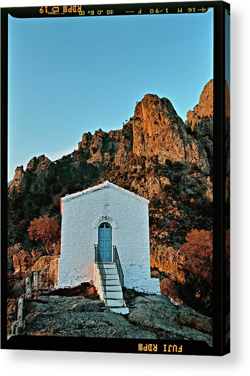 Panagia Kremniotissa Acrylic Print featuring the photograph Chapel on Samothrace by Ioannis Konstas