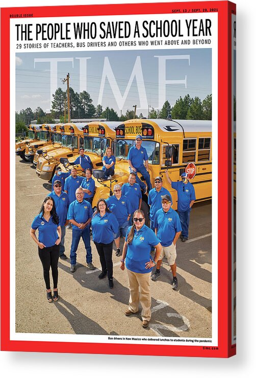 Education Acrylic Print featuring the photograph Class Acts - Education Heroes by Photograph by Damon Casarez for TIME