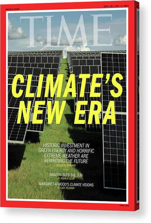 Climate Acrylic Print featuring the photograph Climate's New Era by Photograph by Will Warasila for TIME