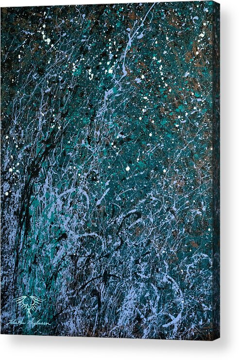 Abstract Acrylic Print featuring the painting Cove Hold by Heather Meglasson Impact Artist