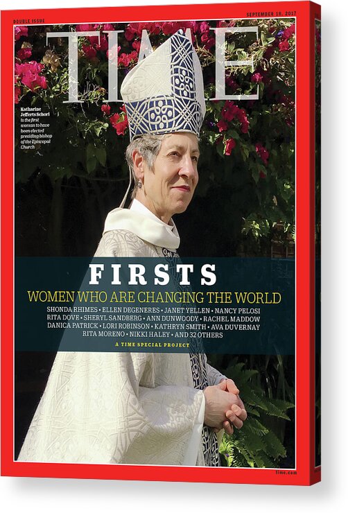 Bishop Acrylic Print featuring the photograph Firsts - Women Who Are Changing the World, Katharine Jefferts Schori by Photograph by Luisa Dorr for TIME