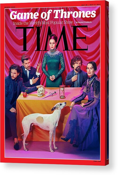 Game Of Thrones Acrylic Print featuring the photograph Game of Thrones by Photo-composite by Miles Aldridge for TIME