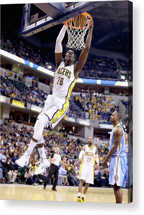 Nba Pro Basketball Acrylic Print featuring the photograph Ian Mahinmi by Andy Lyons