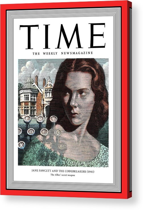 Time Acrylic Print featuring the photograph Jane Fawcett and the Code Breakers, 1941 by Illustration by Mark Summers for TIME