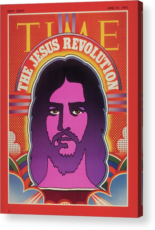 Jesus Revolution Acrylic Print featuring the photograph Jesus Revolution - 1971 by Stan Zagorski
