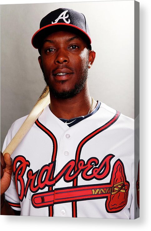Media Day Acrylic Print featuring the photograph Justin Upton by Elsa