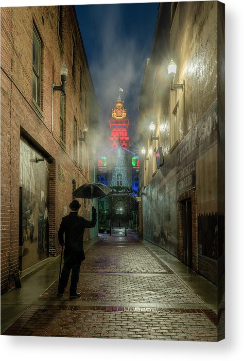 City Acrylic Print featuring the photograph Looking Back by Arthur Oleary