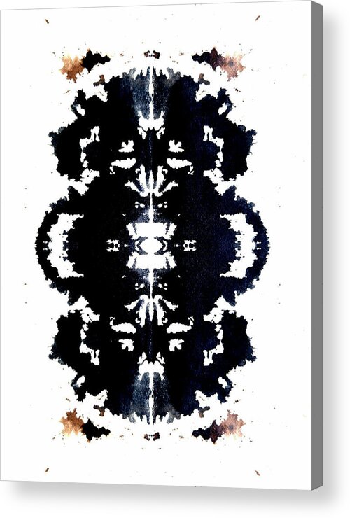 Abstract Acrylic Print featuring the painting Meaningful Maniac by Stephenie Zagorski