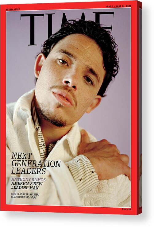 Next Generation Leaders Acrylic Print featuring the photograph NGL - Anthony Ramos by Photograph by Jingyu Lin for TIME