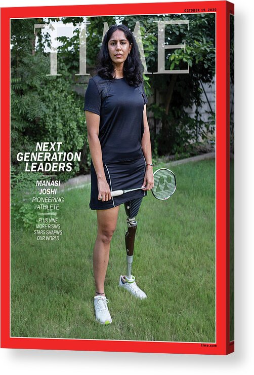 Next Generation Leaders Acrylic Print featuring the photograph NGL - Manasi Joshi by Photograph by Kannagi Khanna for TIME
