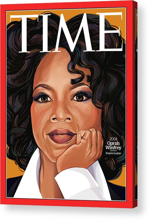Time Acrylic Print featuring the photograph Oprah Winfrey, 2004 by Illustration by Amanda Lenz for TIME