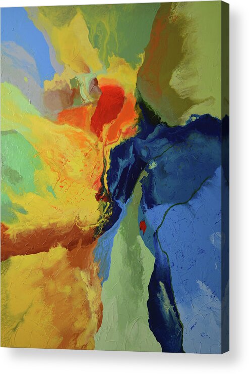  Acrylic Print featuring the painting Overcome by Linda Bailey