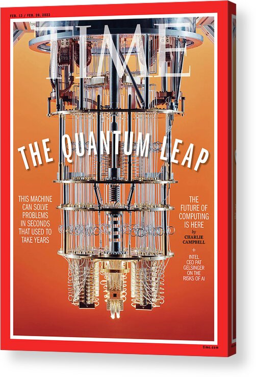 Quantum Leap Acrylic Print featuring the photograph Quantum Leap - The Future of Computing is Here by Photograph by Thomas Prior for TIME