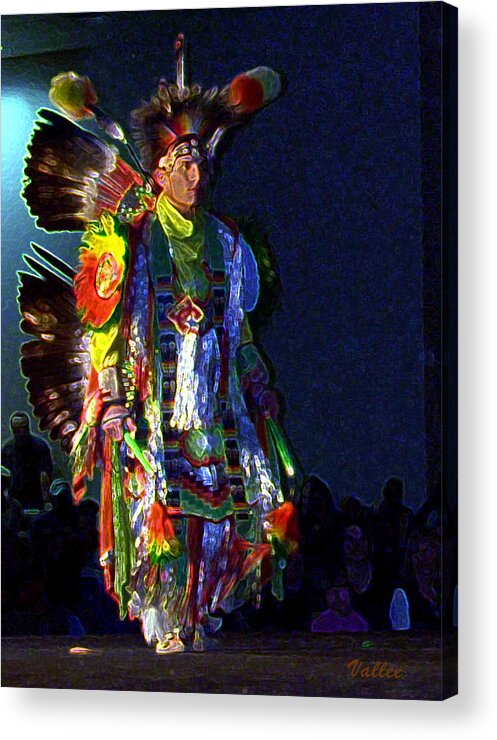Native American Dancer Acrylic Print featuring the photograph Ready for the Dance by Vallee Johnson