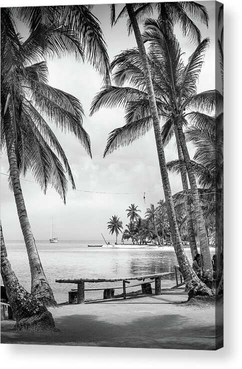 Native Wooden Boat Acrylic Print featuring the photograph San Blas Island 4 by Blue Moon