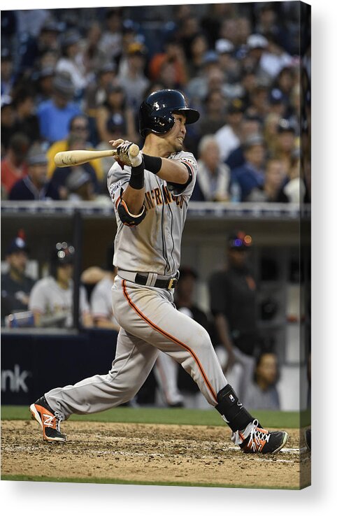 People Acrylic Print featuring the photograph San Francisco Giants v San Diego Padres by Denis Poroy