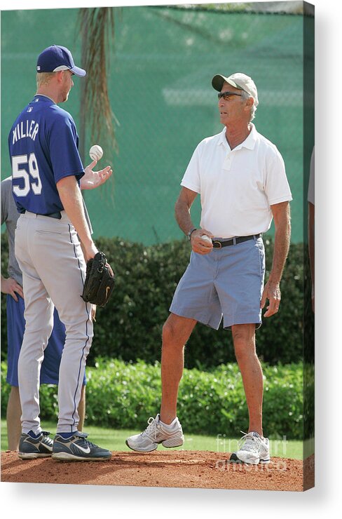 Sandy Koufax Acrylic Print featuring the photograph Sandy Koufax by Icon Sports Wire