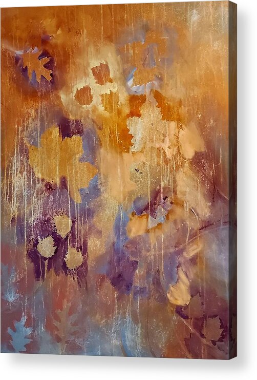 Large Acrylic Print featuring the painting Storm Painting by Lisa Kaiser