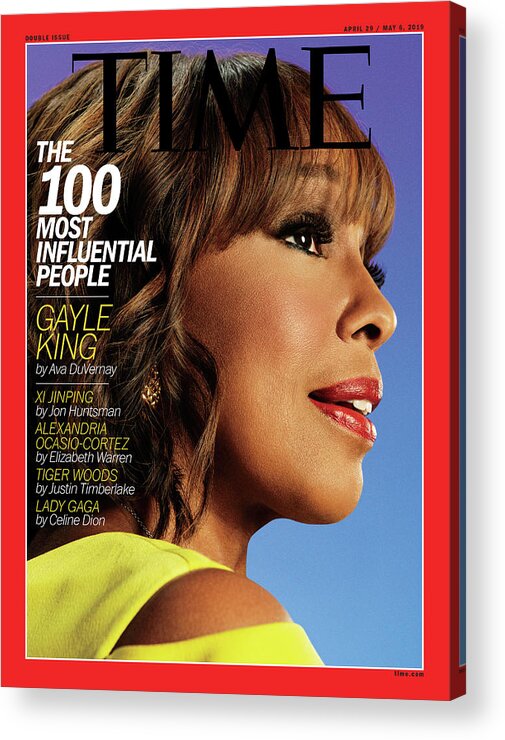Time Acrylic Print featuring the photograph The 100 Most Influential People - Gayle King by Photograph by Pari Dukovic for TIME