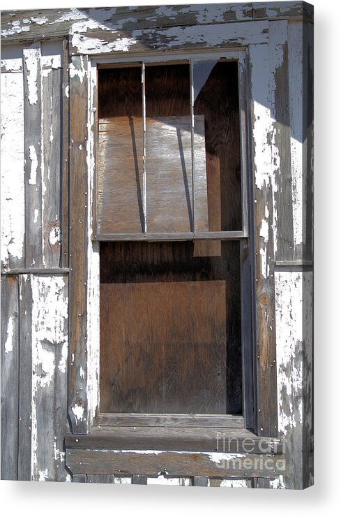 Window Acrylic Print featuring the photograph There Once Was a Window #3 by Kae Cheatham