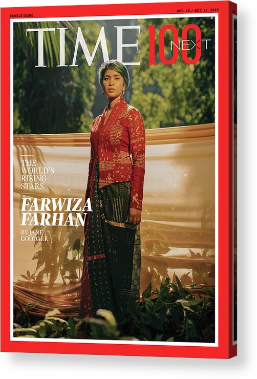 Time 100 Next Acrylic Print featuring the photograph 2022 TIME 100 Next - Farwiza Farhan by Photograph by Muhammad Fadli for TIME
