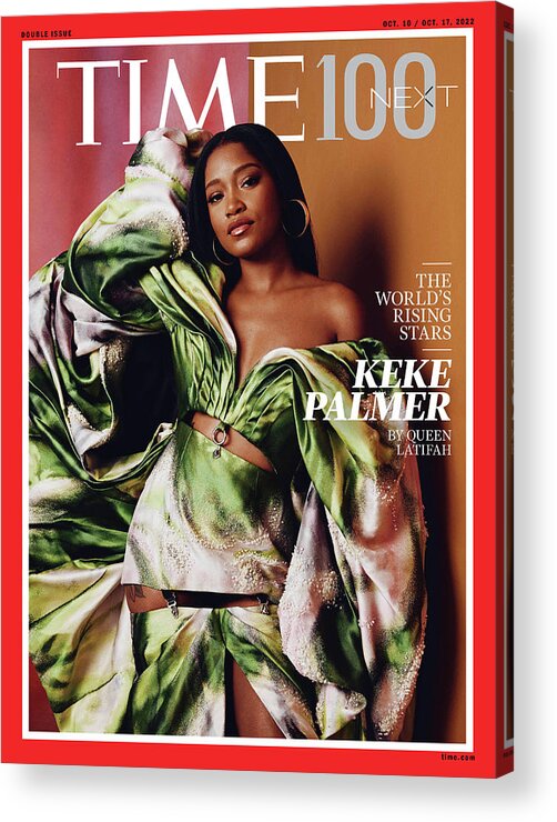Time 100 Next Acrylic Print featuring the photograph 2022 TIME 100 Next - Keke Palmer by Photograph by AB DM for TIME