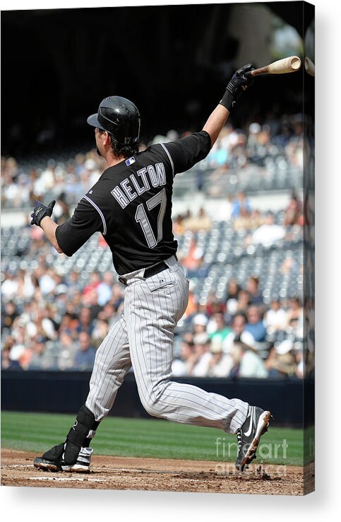 People Acrylic Print featuring the photograph Todd Helton by Denis Poroy