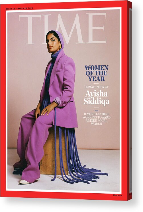 Women Of The Year Acrylic Print featuring the photograph Women of the Year 2023 - Ayisha Siddiqa by Photograph by Josefina Santos for TIME