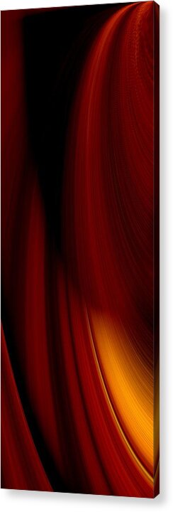 Abstract Art Acrylic Print featuring the digital art Abstract Art #20 by Heike Hultsch