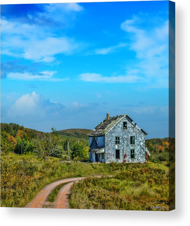 Abandon Acrylic Print featuring the photograph Abandoned Home Near Earltown by Ken Morris