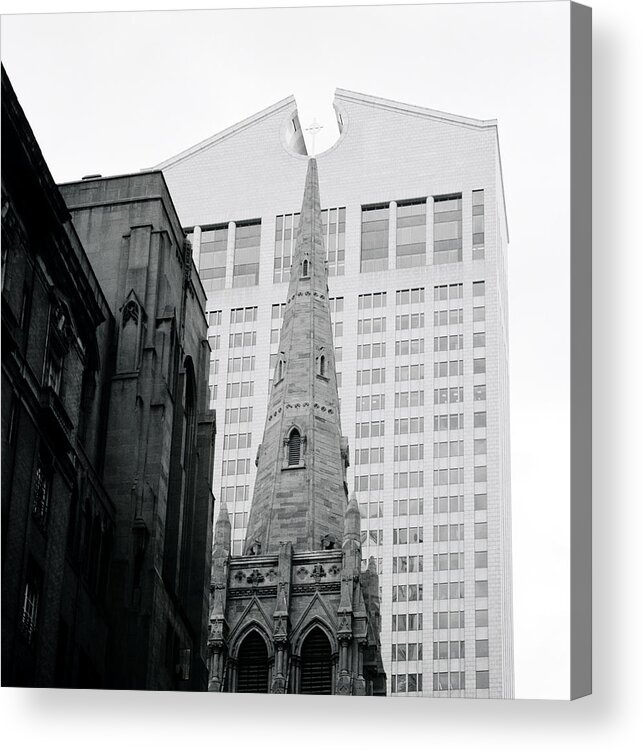 New York Acrylic Print featuring the photograph Chippendale Building by Shaun Higson