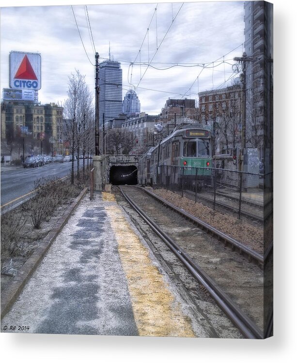 Architecture Acrylic Print featuring the photograph Enter the Tunnel by Richard Bean